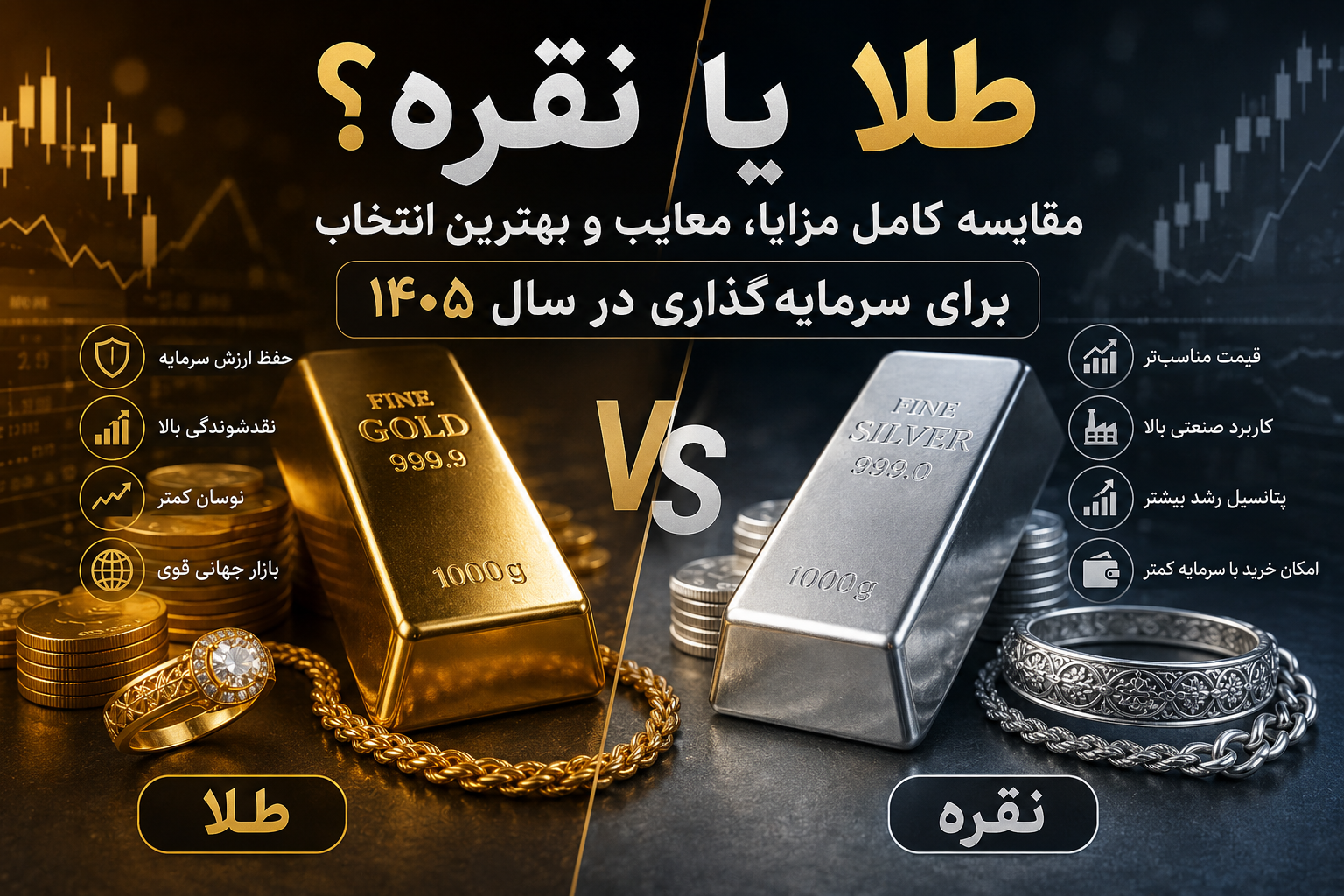 طلا یا نقره؟